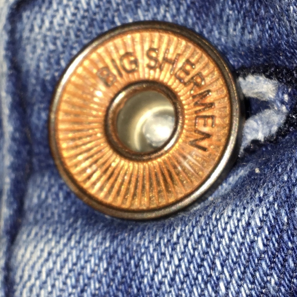 Big Sherman Men's Blue Jeans Size 32/30 Skinny Straight Leg Slim Fit Casual - Picture 4 of 12